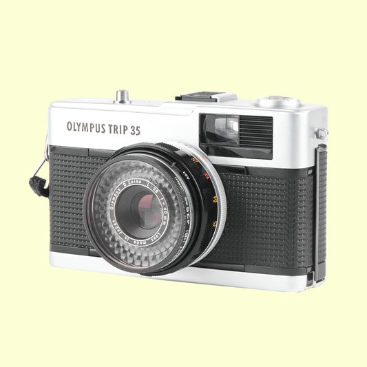 Olympus trip 35 35mm film camera | zone focus | vintage point and shoot | tested  working | retro travel camera | film gift