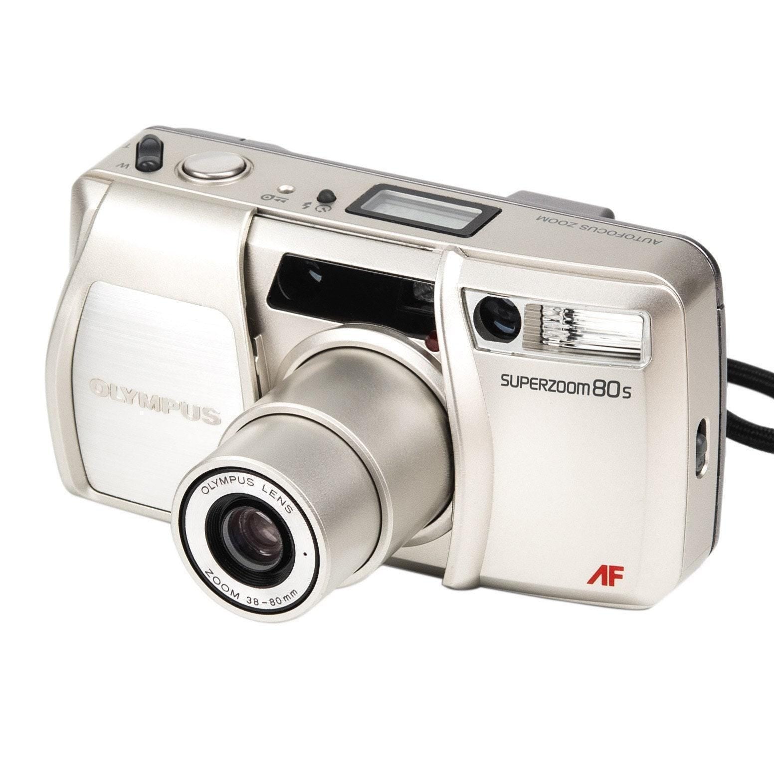 Custom camera, Olympus superzoom 80s, 35mm camera, point and shot camera, working film camera, vintage point & shoot,  35mm film camera - Vintage Polaroid Instant Cameras