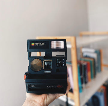 Custom camera, Polaroid 660 AF – Vintage Instant Camera | 600 Film | Sonar AutoFocus | Tested & Working | Retro Gift for Film Lovers