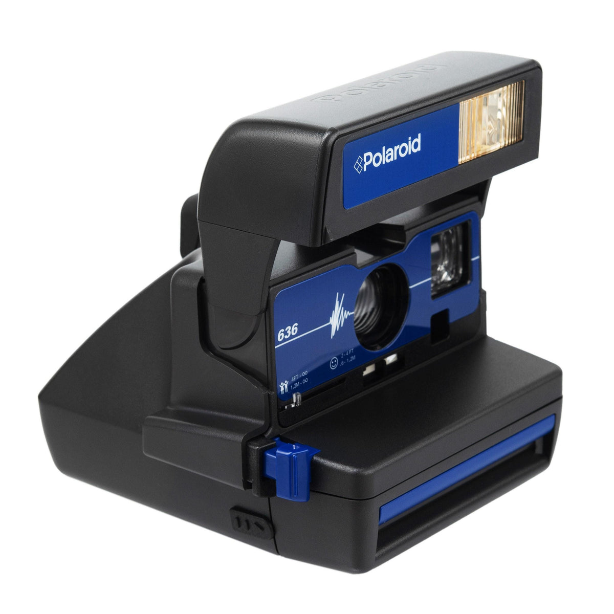 Custom camera, Polaroid 600 blue pulse 636 instant camera, vintage camera polaroid, instant camera, polaroid 600 type - Vintage Polaroid Instant Cameras