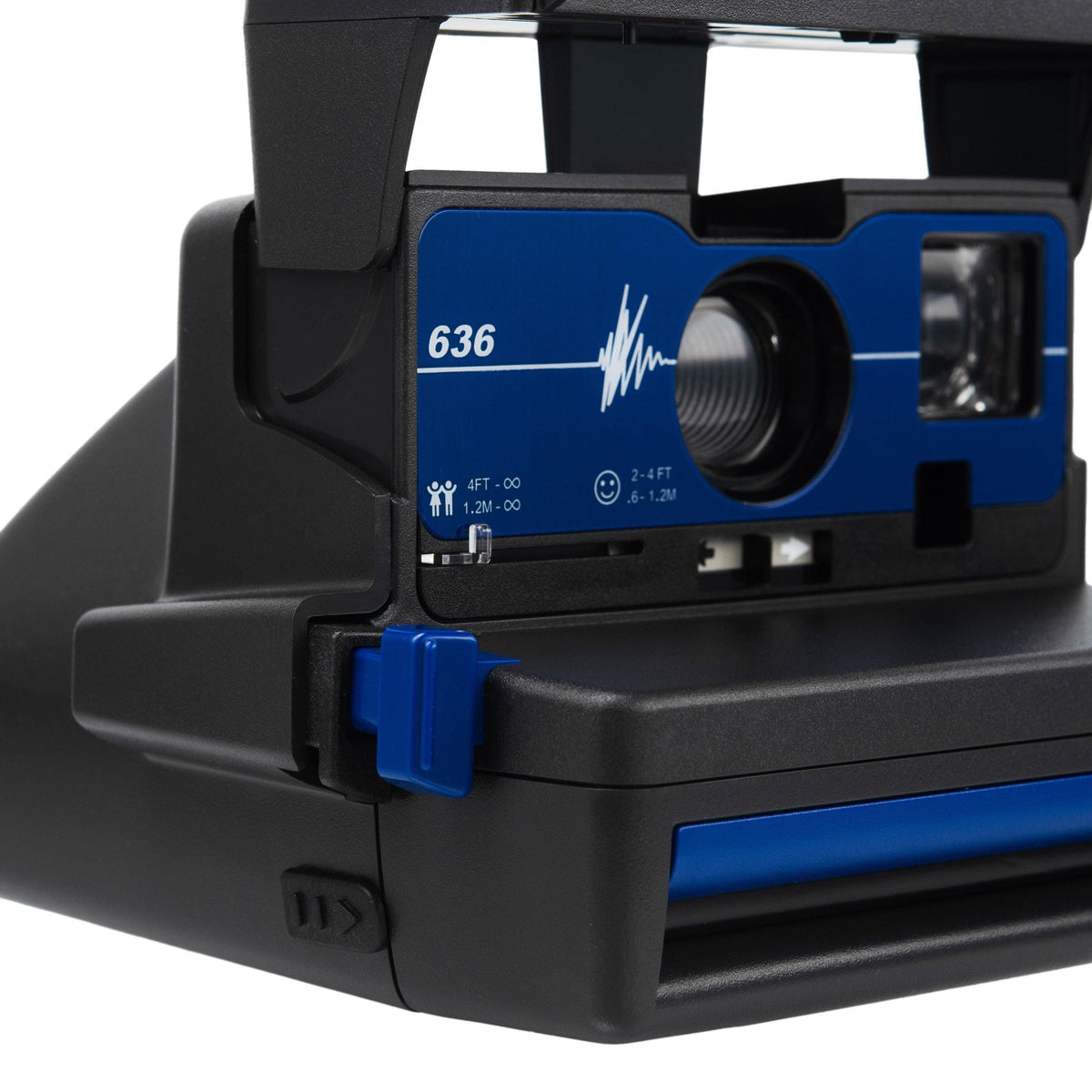 Custom camera, Polaroid 600 blue pulse 636 instant camera, vintage camera polaroid, instant camera, polaroid 600 type - Vintage Polaroid Instant Cameras
