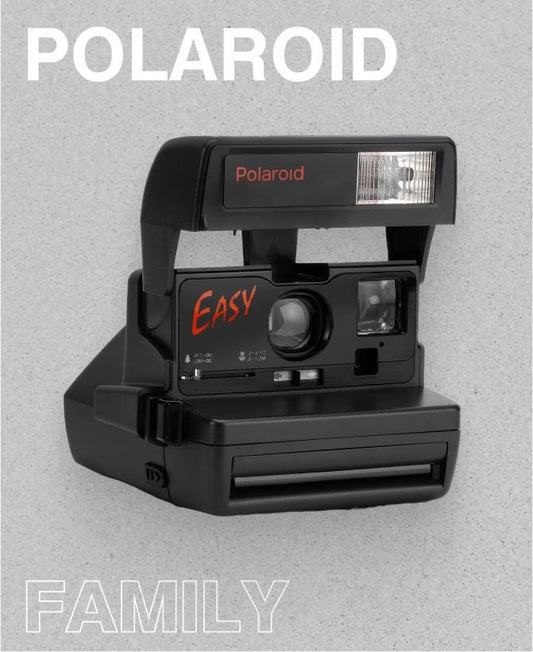 Polaroid 636 Close Up Family Edition – classic 600 instant film camera with built-in flash and close-up lens, tested & ready to use