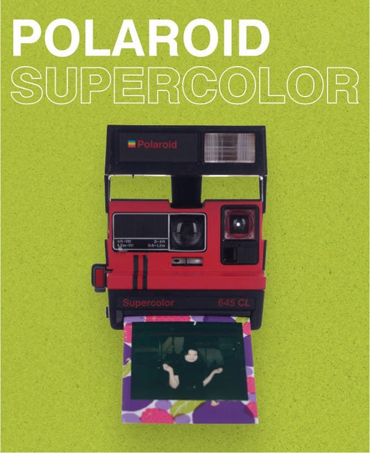 Polaroid Supercolor 645 CL Rot – 600 Sofortbildkamera, Blitz, getestet, Vintage Retro Kamera
