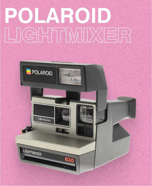 Polaroid 600, Polaroid Lightmixer 630 – 600 Sofortbildkamera, Blitz, getestet, Vintage Retro Kamera