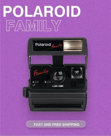 Polaroid 600, Polaroid 636 Close Up (Family Edition) — 600 Instant Film Camera, Built-In Flash, Close-Up Lens, Tested