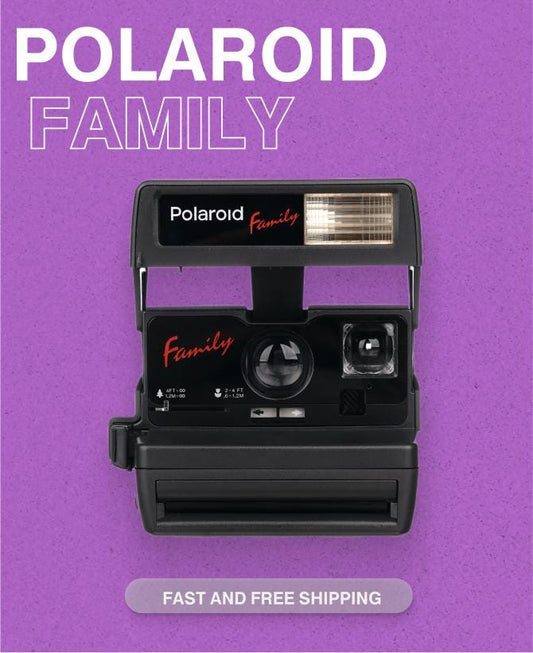 Polaroid 600, Polaroid 636 Close Up (Family Edition) — 600 Instant Film Camera, Built-In Flash, Close-Up Lens, Tested