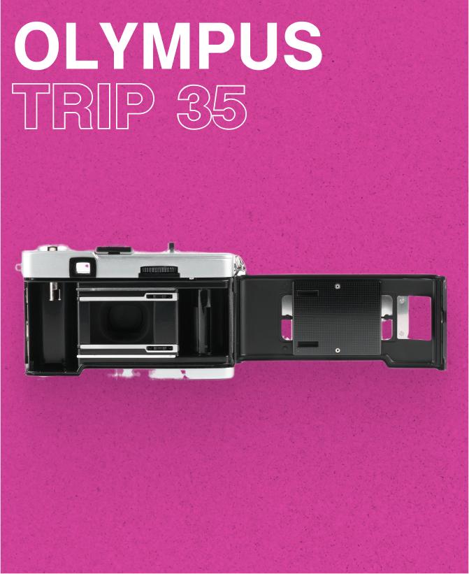 Olympus Trip 35 camera – Vintage 35mm Film Camera, Fully Tested, Solar-Powered Light Meter, Classic Retro Analog Camera for Collectors - Vintage Polaroid Instant Cameras