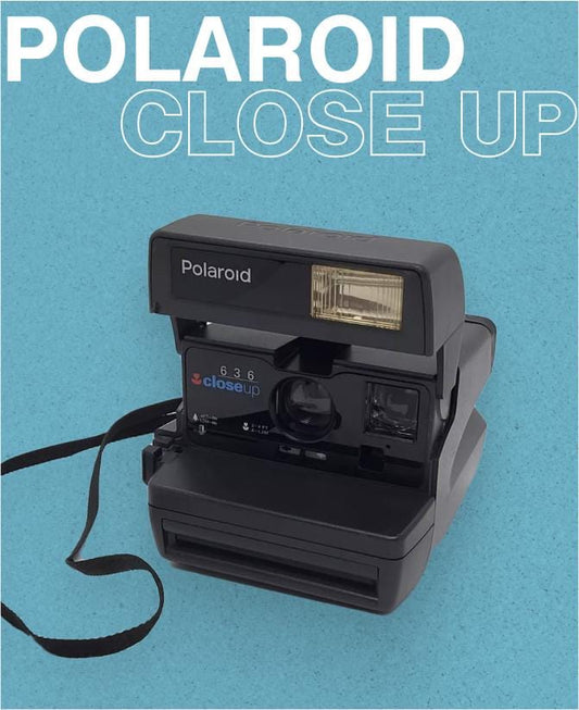 Polaroid 636 Close Up Sofortbildkamera – 600 Serie, eingebauter Blitz, getestet, Retro Vintage Kamera