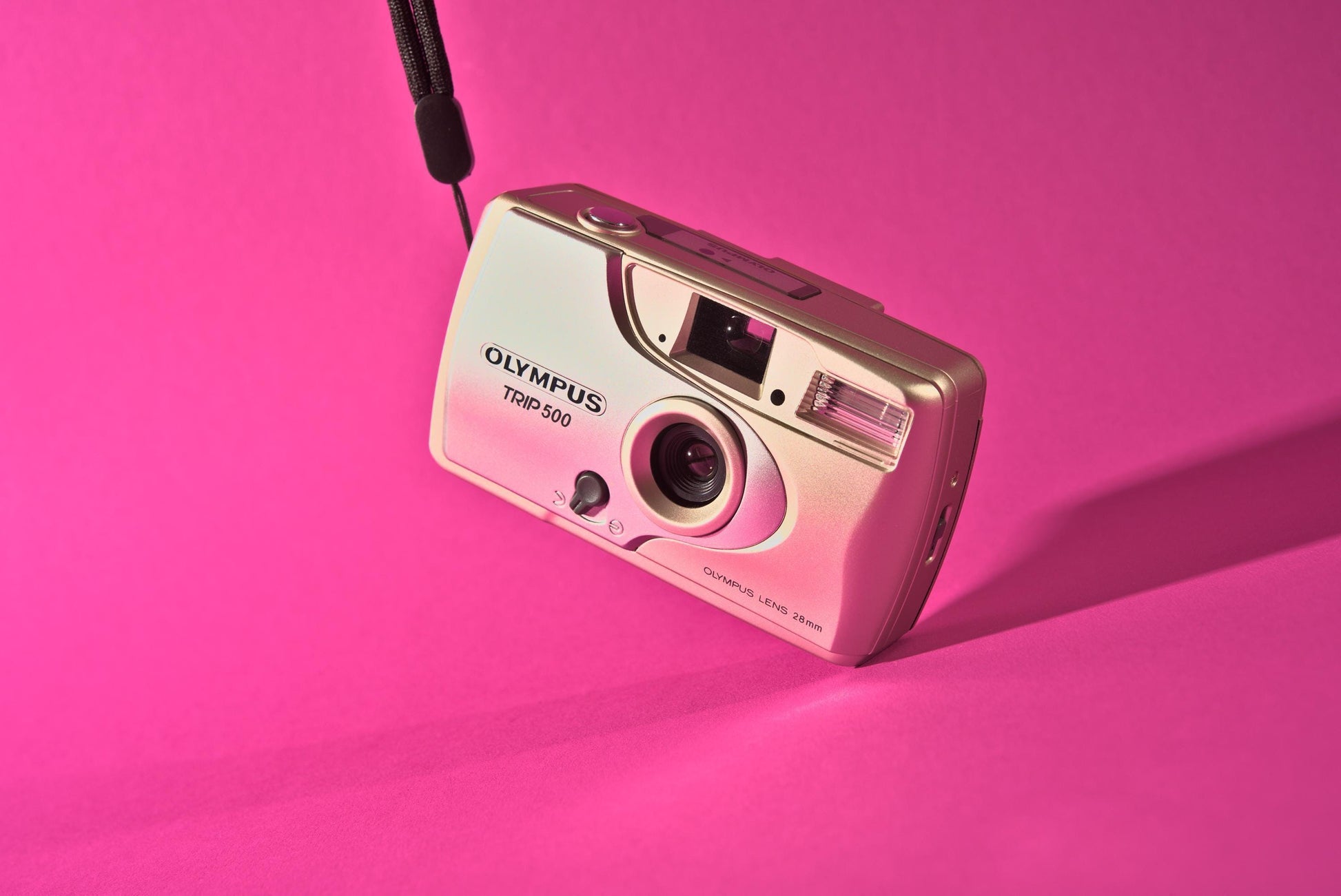 Olympus trip 500 35mm film camera with your text | compact point and shoot | tested  working | vintage camera gift | beginner friendly - Vintage Polaroid Instant Cameras