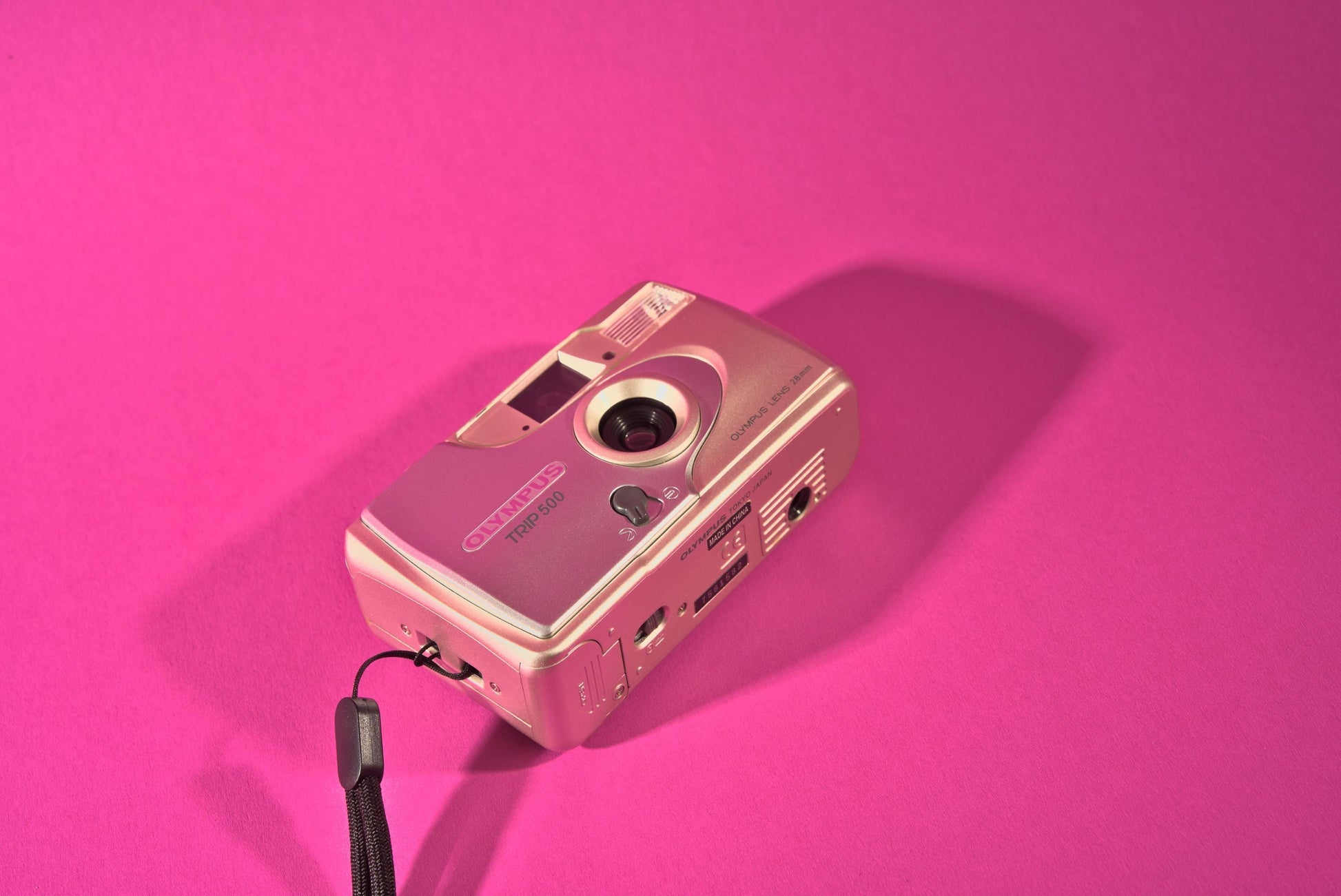Olympus trip 500 35mm film camera with your text | compact point and shoot | tested  working | vintage camera gift | beginner friendly - Vintage Polaroid Instant Cameras
