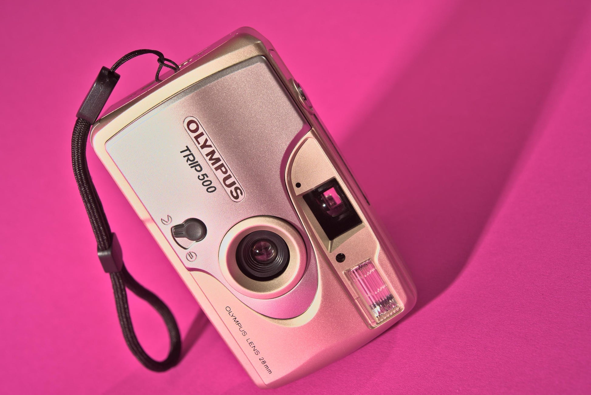 Olympus trip 500 35mm film camera with your text | compact point and shoot | tested  working | vintage camera gift | beginner friendly - Vintage Polaroid Instant Cameras