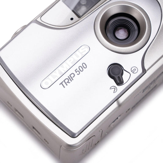 Custom camera, olympus trip 500 camera compact point and shoot, tested  working, vintage camera gift, beginner friendly
