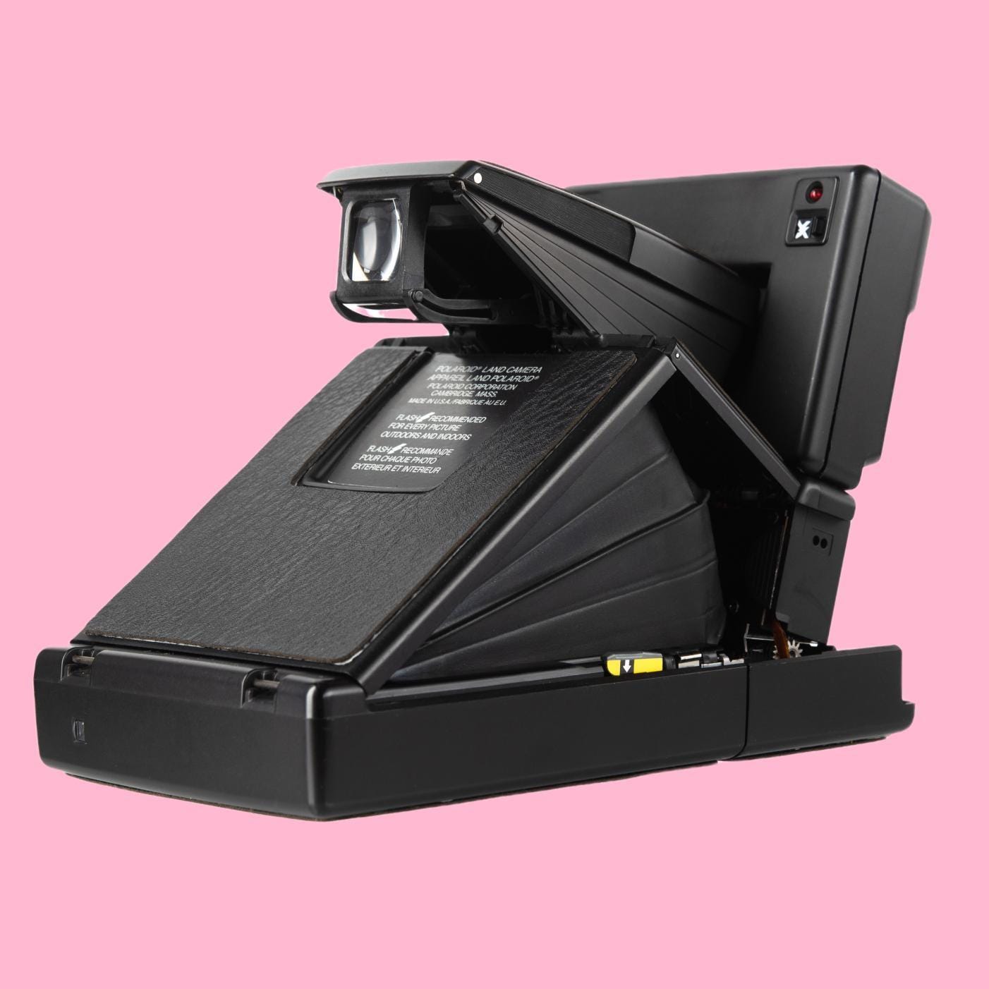 Polaroid 680 slr instant camera vintage folding slr | sonar autofocus + flash | refurbished classic for 600 film - Vintage Polaroid Instant Cameras