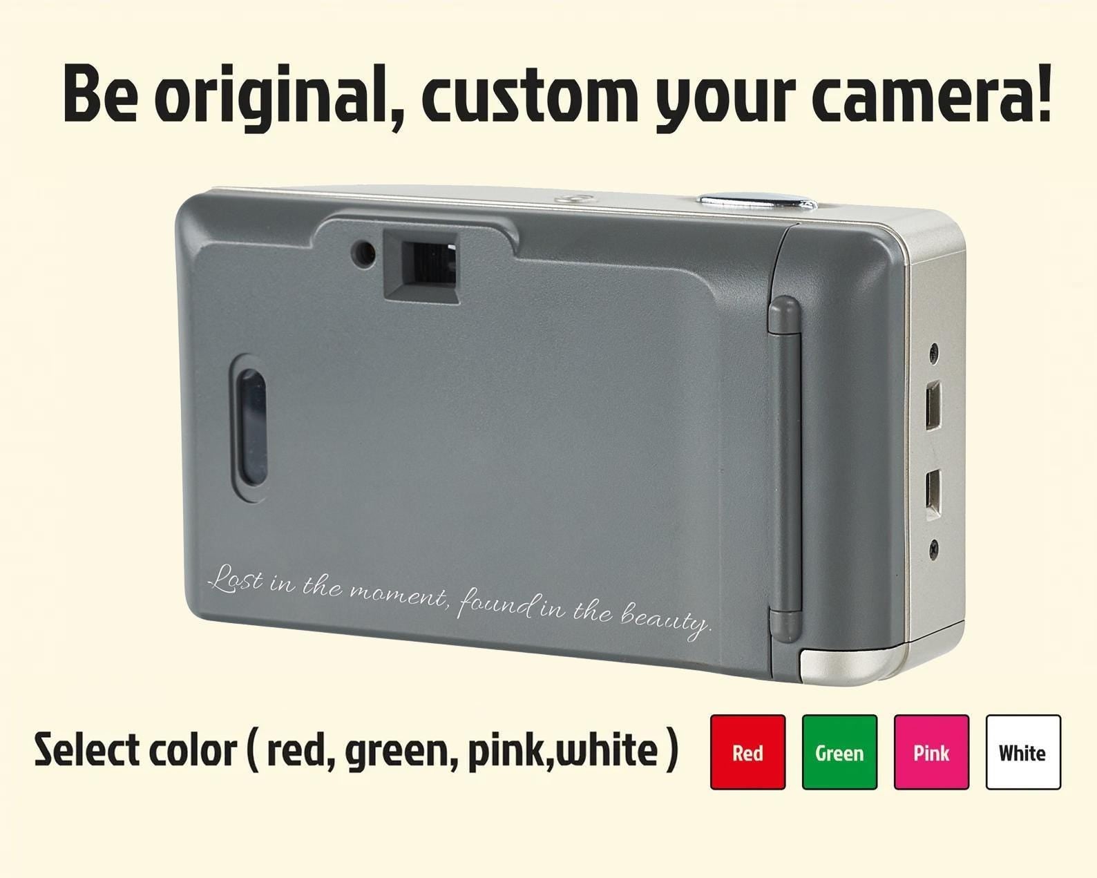 Olympus trip 505 silver add your text  | compact 35mm film camera | point and shoot | tested  working | vintage camera - Vintage Polaroid Instant Cameras