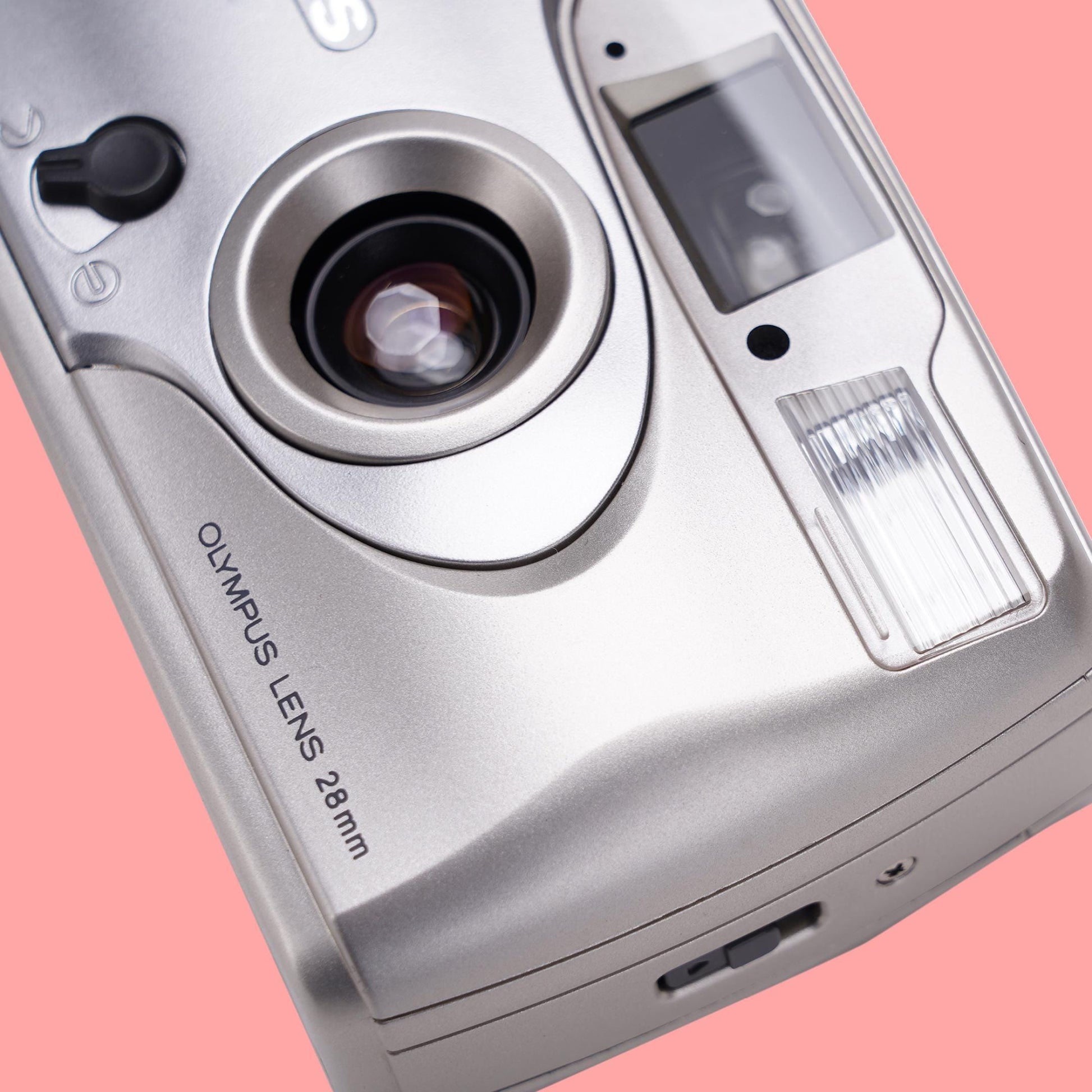 Olympus trip 505 silver add your text  | compact 35mm film camera | point and shoot | tested  working | vintage camera - Vintage Polaroid Instant Cameras