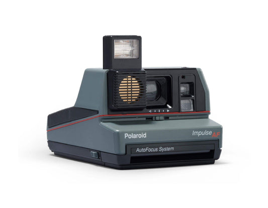 Polaroid impulse af autofocus instant film camera - retro vintage design - polaroid 600 vintage camera - classic instant photography - Vintage Polaroid Instant Cameras