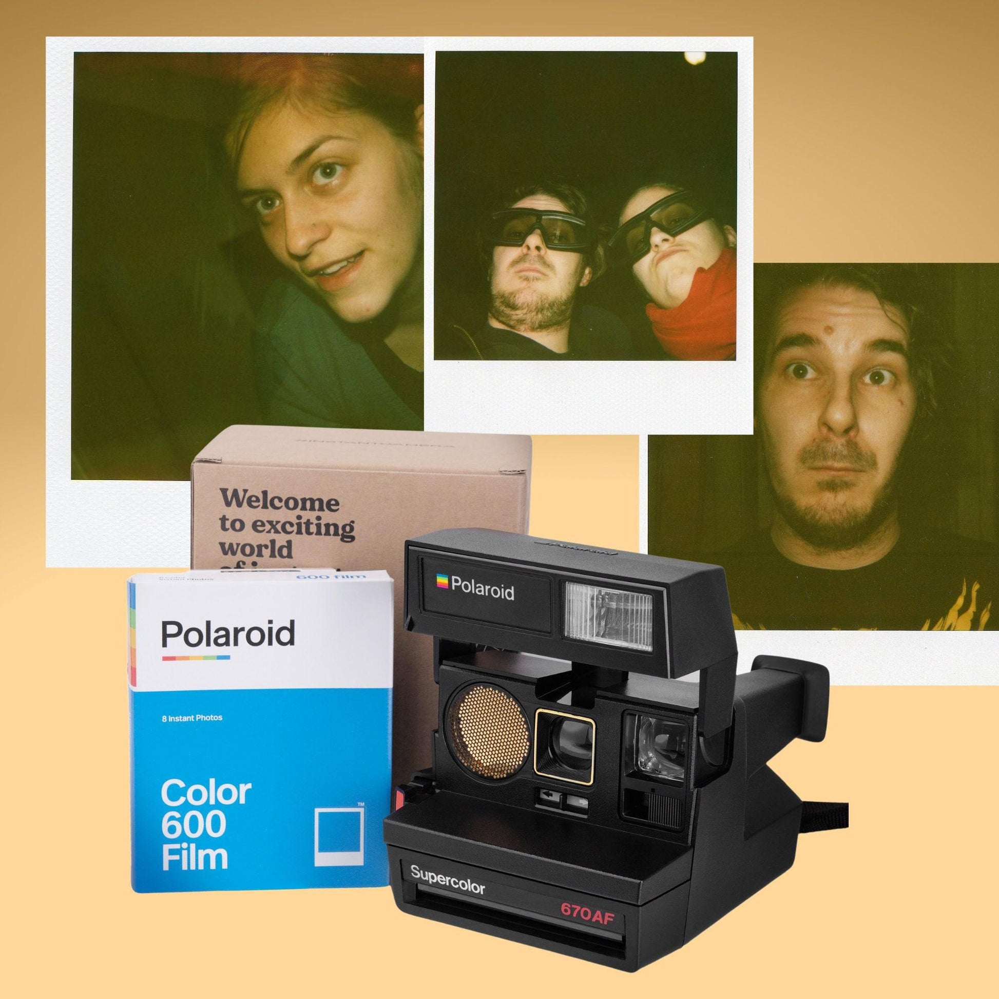 Polaroid 670 af autofocus instant film camera | vintage 80s polaroid | works with 600 film - Vintage Polaroid Instant Cameras