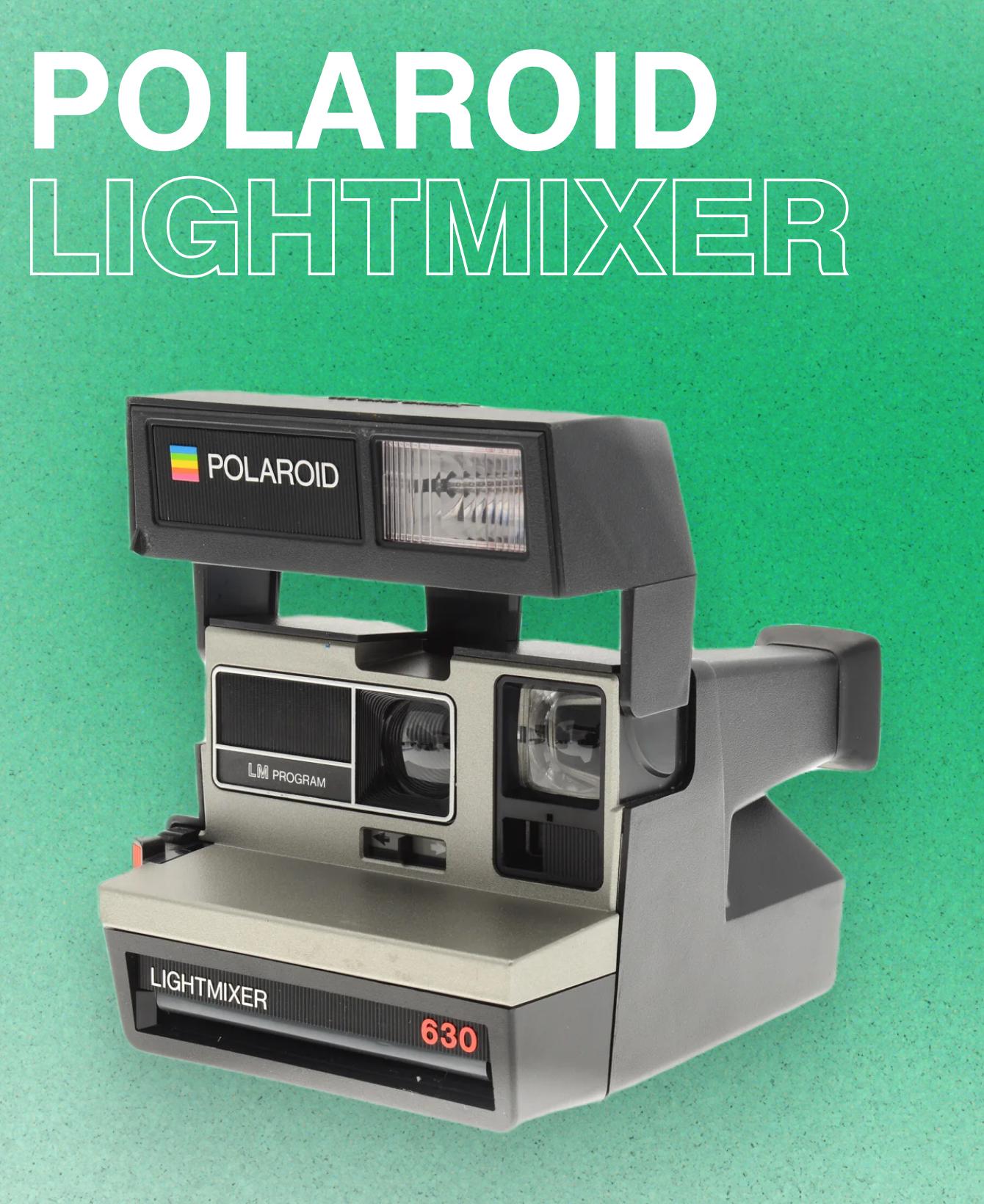 Polaroid Lightmixer 630 – Vintage 1980s Instant Film Camera | Classic Collectible Polaroid 600 - Vintage Polaroid Instant Cameras