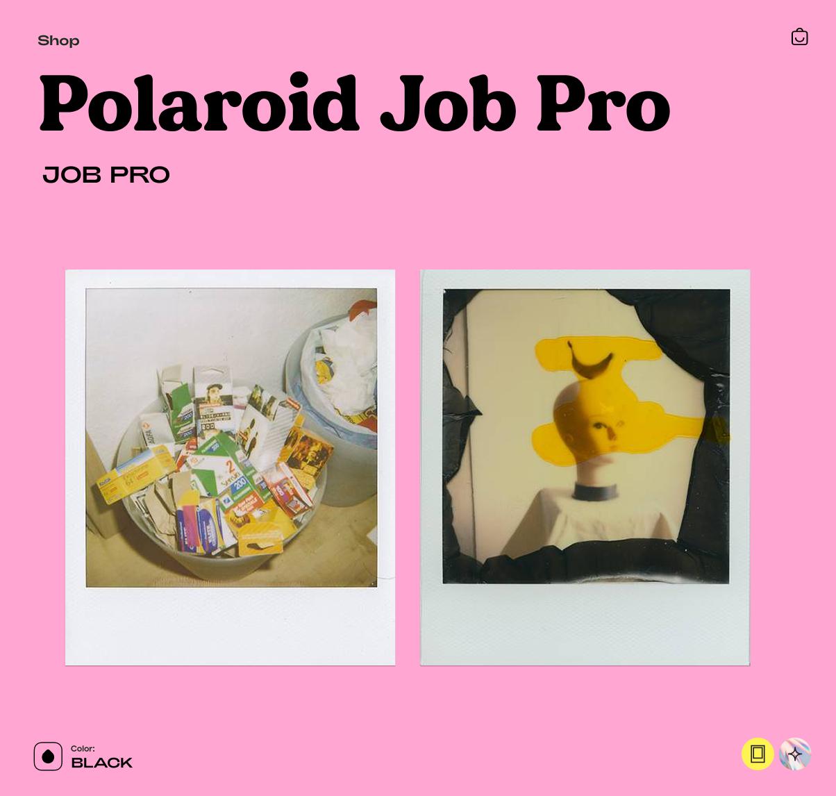 Polaroid Job Pro 600 – Vintage Instant Camera (Tested & Working) - Vintage Polaroid Instant Cameras