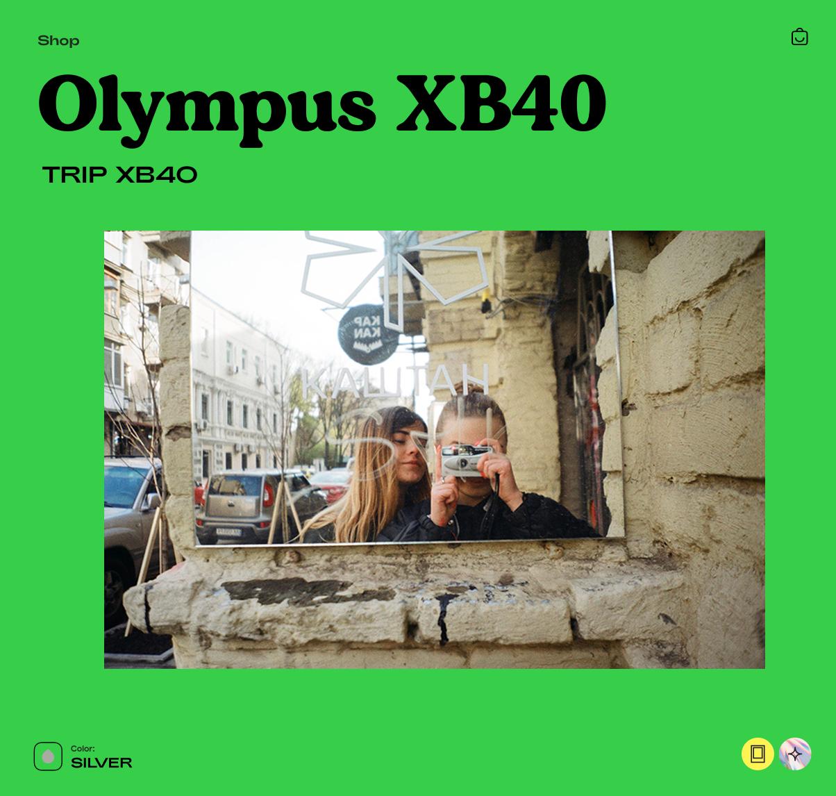 Olympus XB40 AF 35mm Film Camera | Vintage Point and Shoot with Autofocus & Flash | Tested Working Retro Camera Gift - Vintage Polaroid Instant Cameras