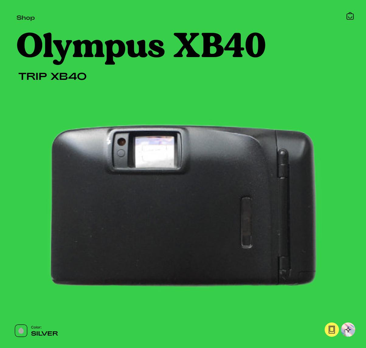 Olympus XB40 AF 35mm Film Camera | Vintage Point and Shoot with Autofocus & Flash | Tested Working Retro Camera Gift - Vintage Polaroid Instant Cameras