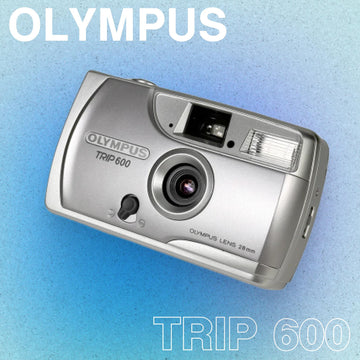 Olympus Trip 600 35mm Film Camera | Vintage Compact Point & Shoot | Built-In Flash, Autofocus, Tested