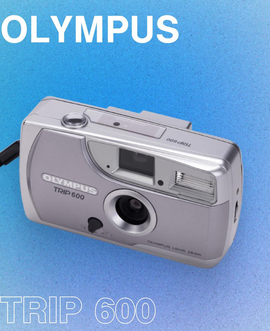 Olympus Trip 600 35mm Film Camera | Vintage Compact Point & Shoot | Built-In Flash, Autofocus, Tested