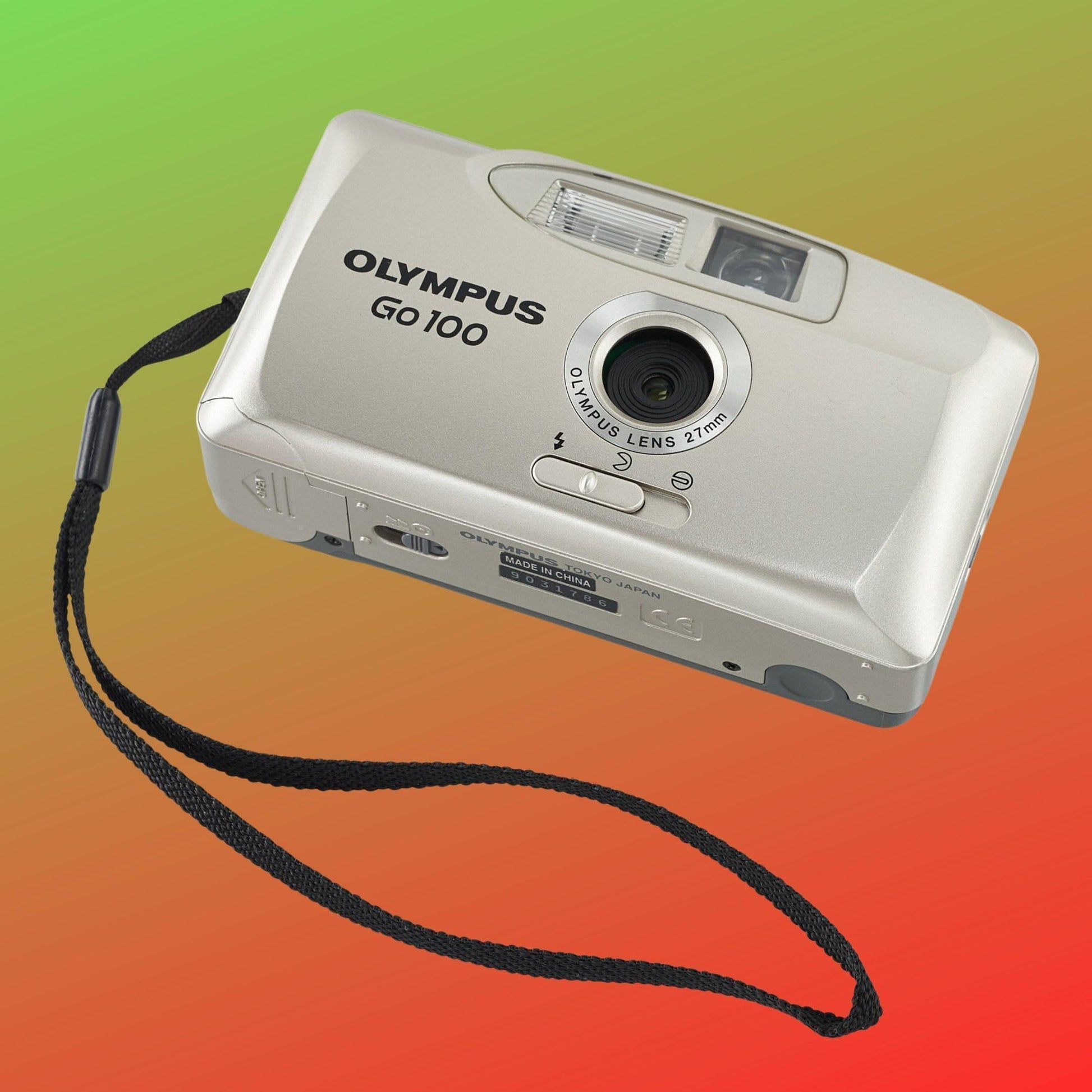 Custom print with your text, olympus go 100 vintage camera - point and shoot 35mm film camera  - tested & working -  photography lovers - Vintage Polaroid Instant Cameras