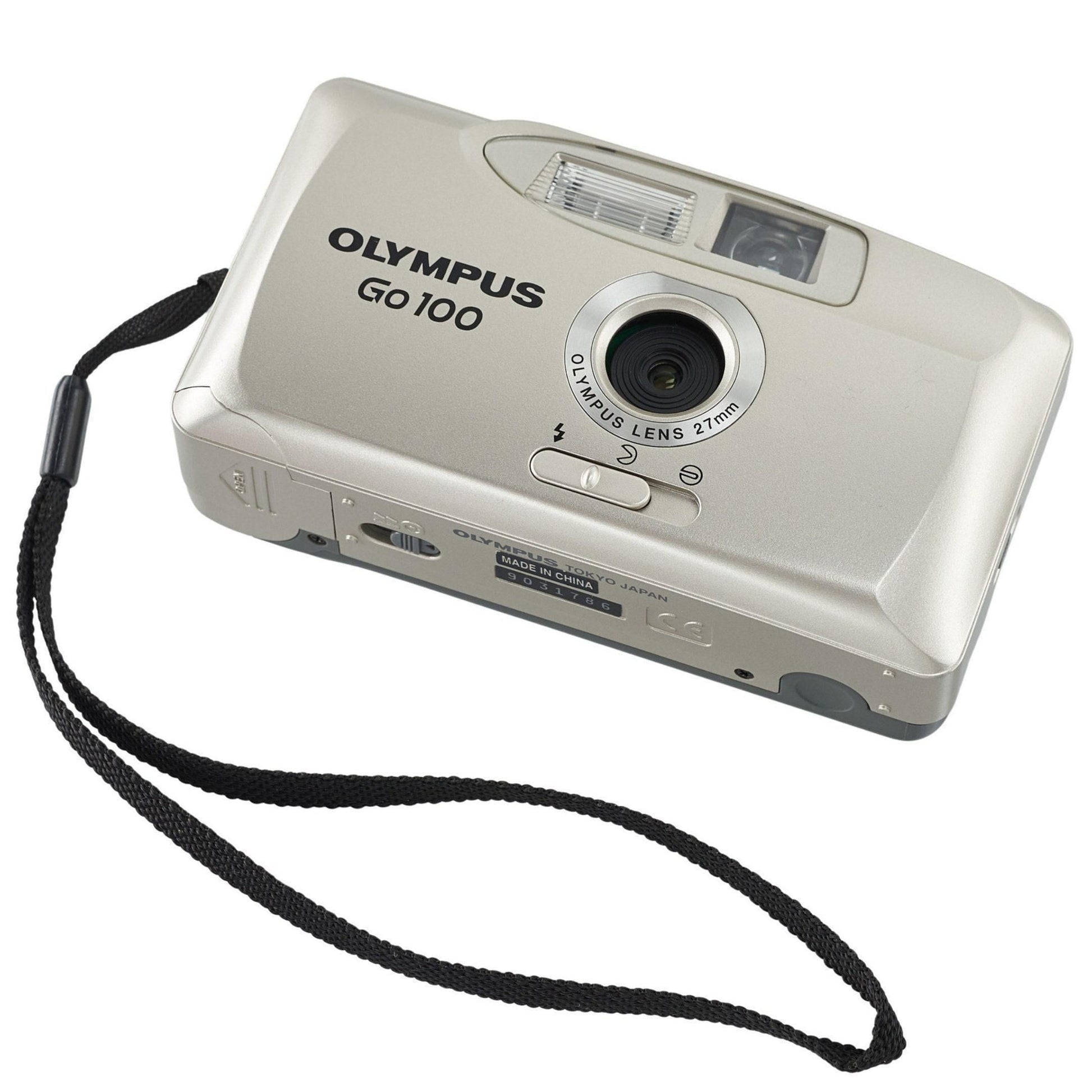 Custom print with your text, olympus go 100 vintage camera - point and shoot 35mm film camera  - tested & working -  photography lovers - Vintage Polaroid Instant Cameras