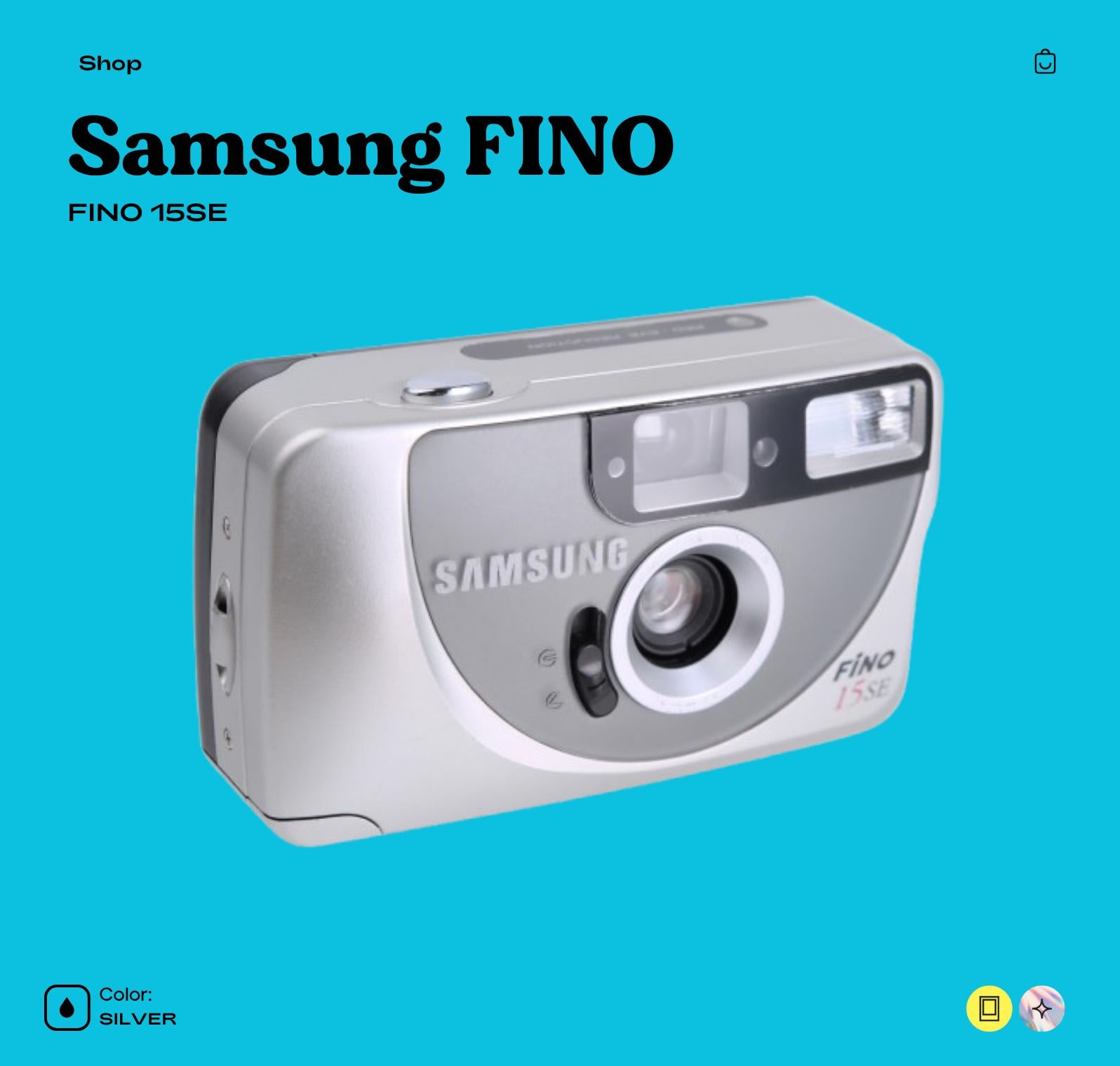 Samsung Fino 15 SE 35mm camera | Compact 35mm Point  Shoot Camera | Tested  Working | Easy Auto Flash | Vintage Film Photography Gift - Vintage Polaroid Instant Cameras