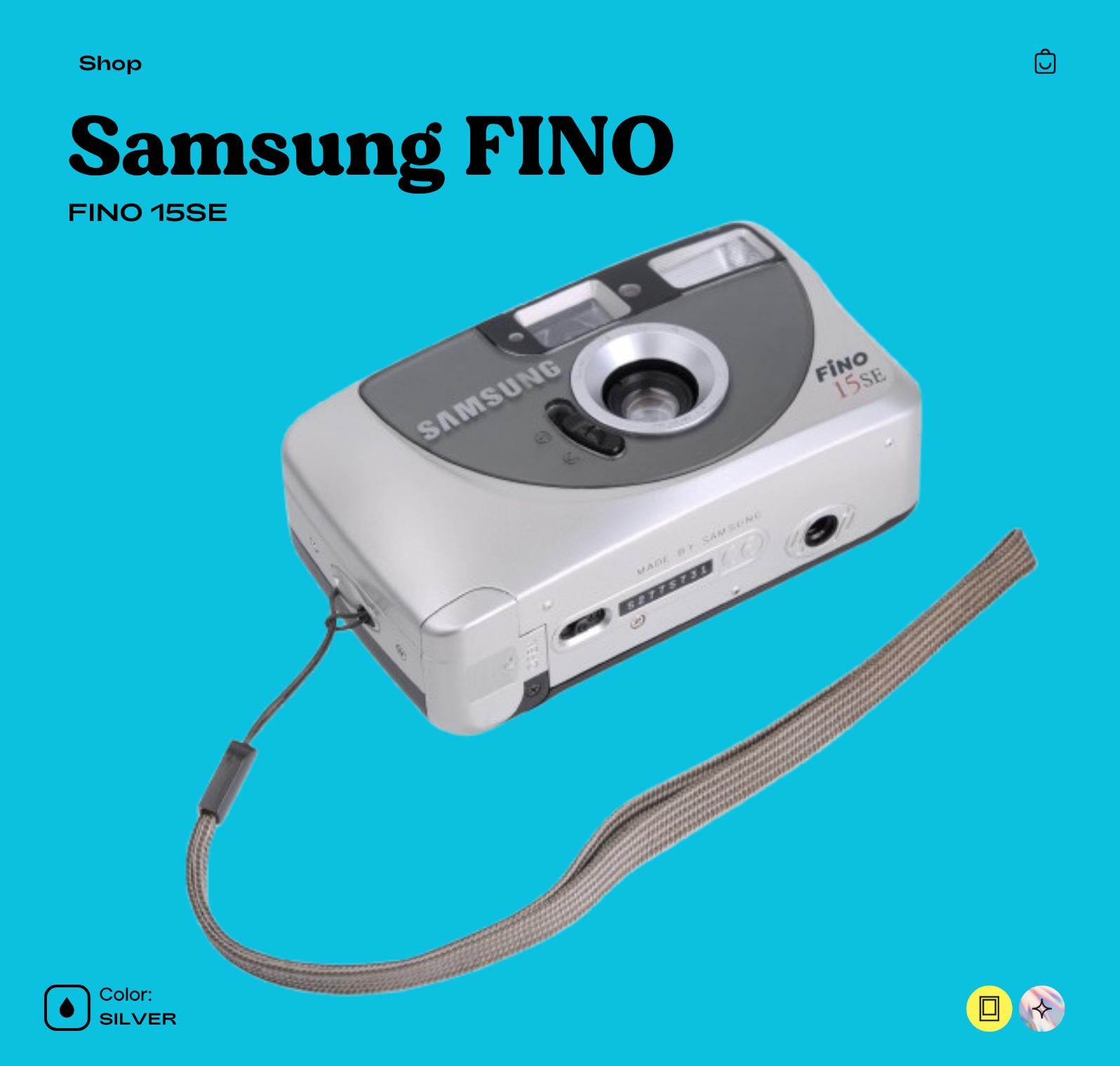 Samsung Fino 15 SE 35mm camera | Compact 35mm Point  Shoot Camera | Tested  Working | Easy Auto Flash | Vintage Film Photography Gift - Vintage Polaroid Instant Cameras