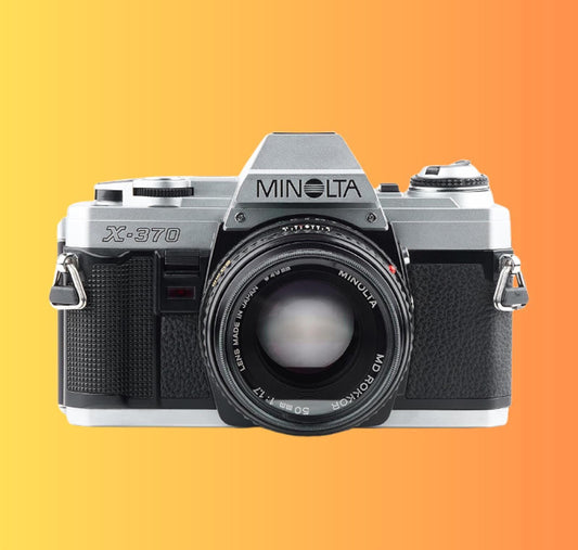 Minolta x-370 35mm film camera | vintage slr with manual  auto modes | fully tested  working | great for beginners & collectors - Vintage Polaroid Instant Cameras