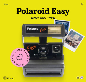 Polaroid Easy 600 Instant Camera | 600 Film | Retro Vintage Polaroid | Tested Working - Vintage Polaroid Instant Cameras