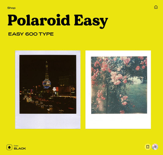 Polaroid Easy 600 Instant Camera | 600 Film | Retro Vintage Polaroid | Tested Working - Vintage Polaroid Instant Cameras