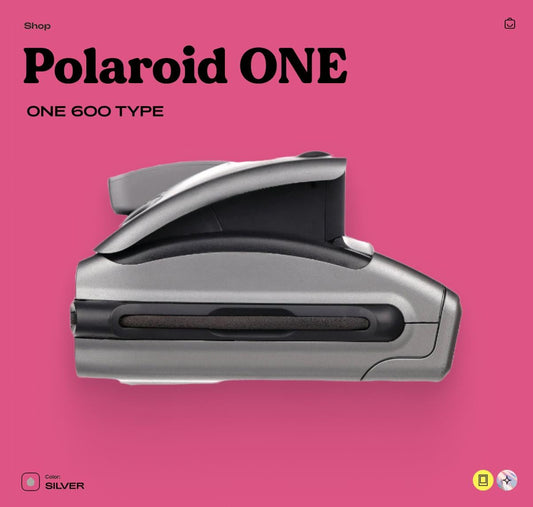 Polaroid One 600 Instant Camera – Vintage Film Camera with Flash, Tested & Working, Retro Photo Gift - Vintage Polaroid Instant Cameras