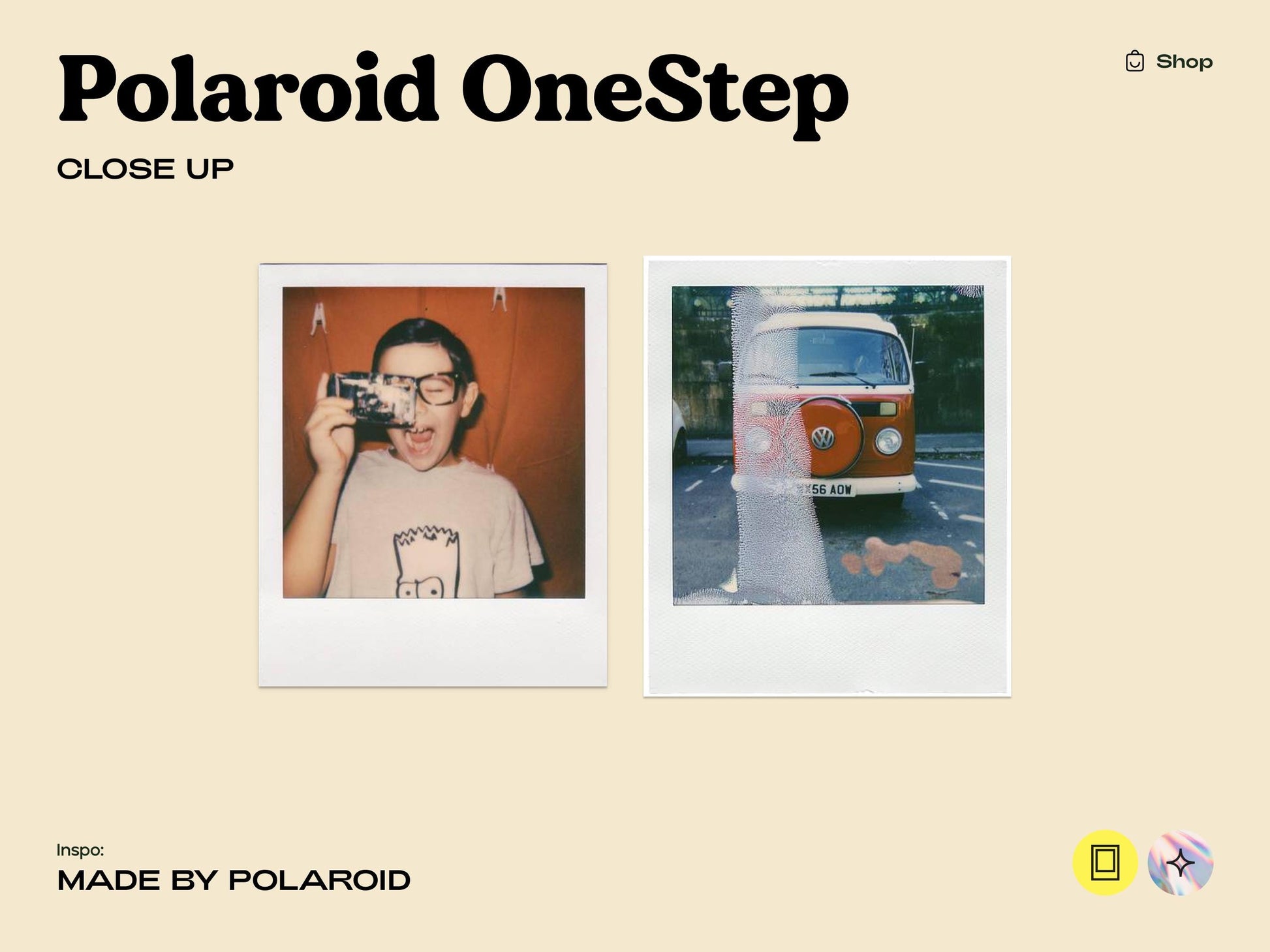 Polaroid OneStep Close-Up 636 | Vintage Polaroid 600 Instant Camera | Fully Tested & Working - Vintage Polaroid Instant Cameras