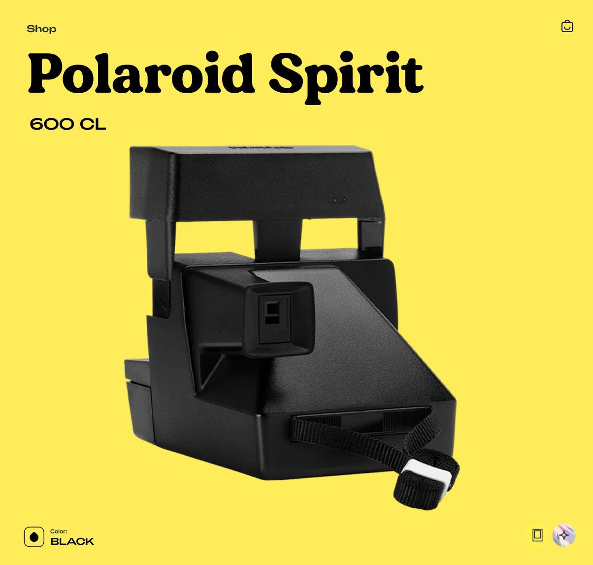Polaroid 600 CL Spirit Instant Camera, Vintage 90s Film Camera, Tested & Working, Retro Photo Gift - Vintage Polaroid Instant Cameras