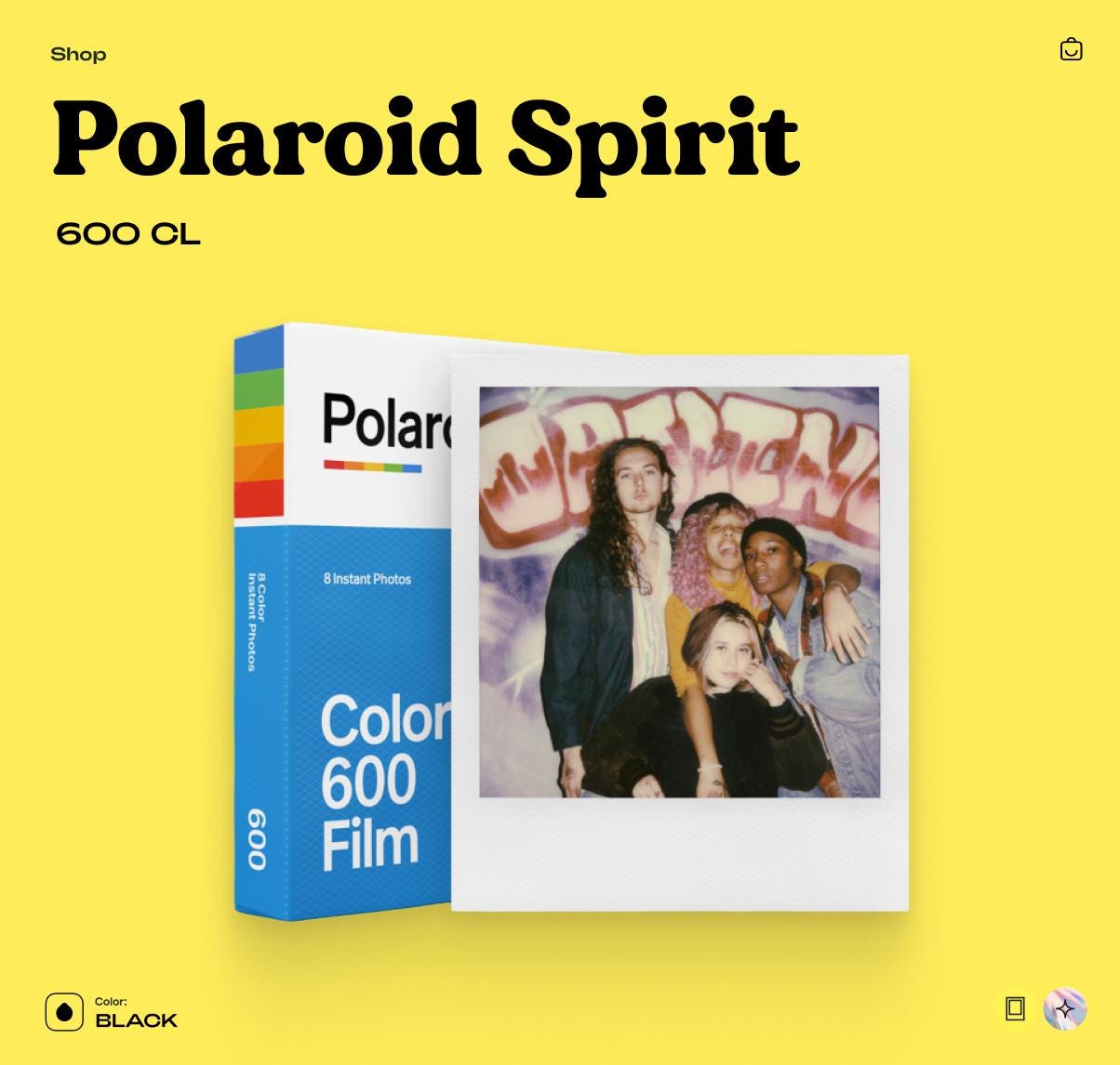 Polaroid 600 CL Spirit Instant Camera, Vintage 90s Film Camera, Tested & Working, Retro Photo Gift - Vintage Polaroid Instant Cameras