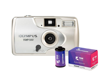 Olympus trip 500 35mm film camera | compact point and shoot | tested  working | vintage camera gift | beginner friendly, custom camera - Vintage Polaroid Instant Cameras