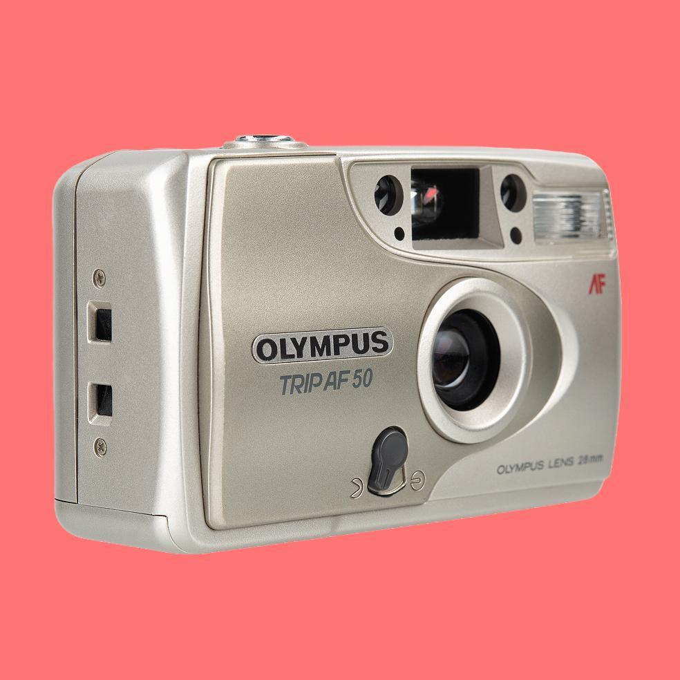 Custom camera, olympus af-50 trip af-50 | 35mm film camera | autofocus point and shoot | vintage camera | tested  working - Vintage Polaroid Instant Cameras