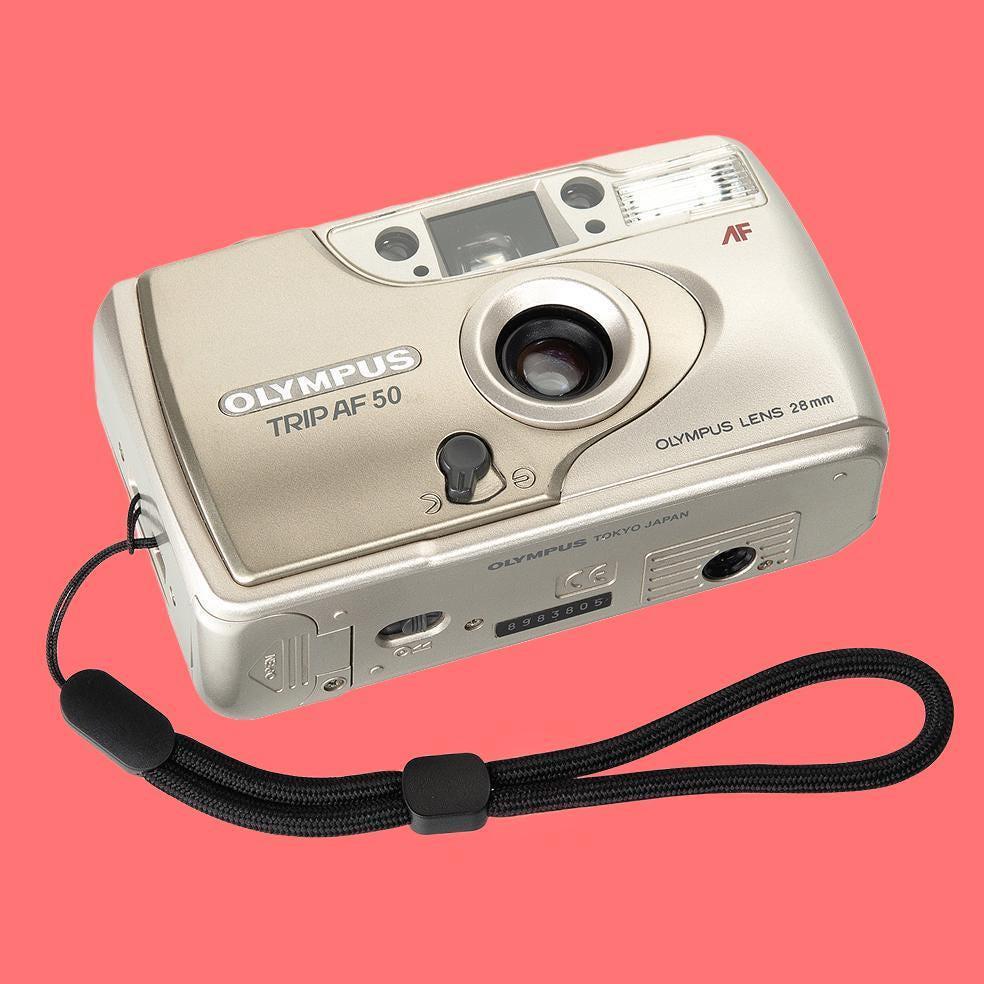 Custom camera, olympus af-50 trip af-50 | 35mm film camera | autofocus point and shoot | vintage camera | tested  working - Vintage Polaroid Instant Cameras