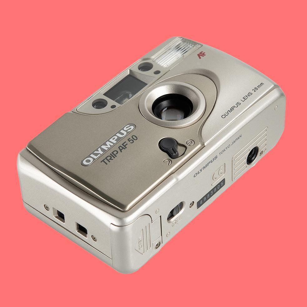 Custom camera, olympus af-50 trip af-50 | 35mm film camera | autofocus point and shoot | vintage camera | tested  working - Vintage Polaroid Instant Cameras