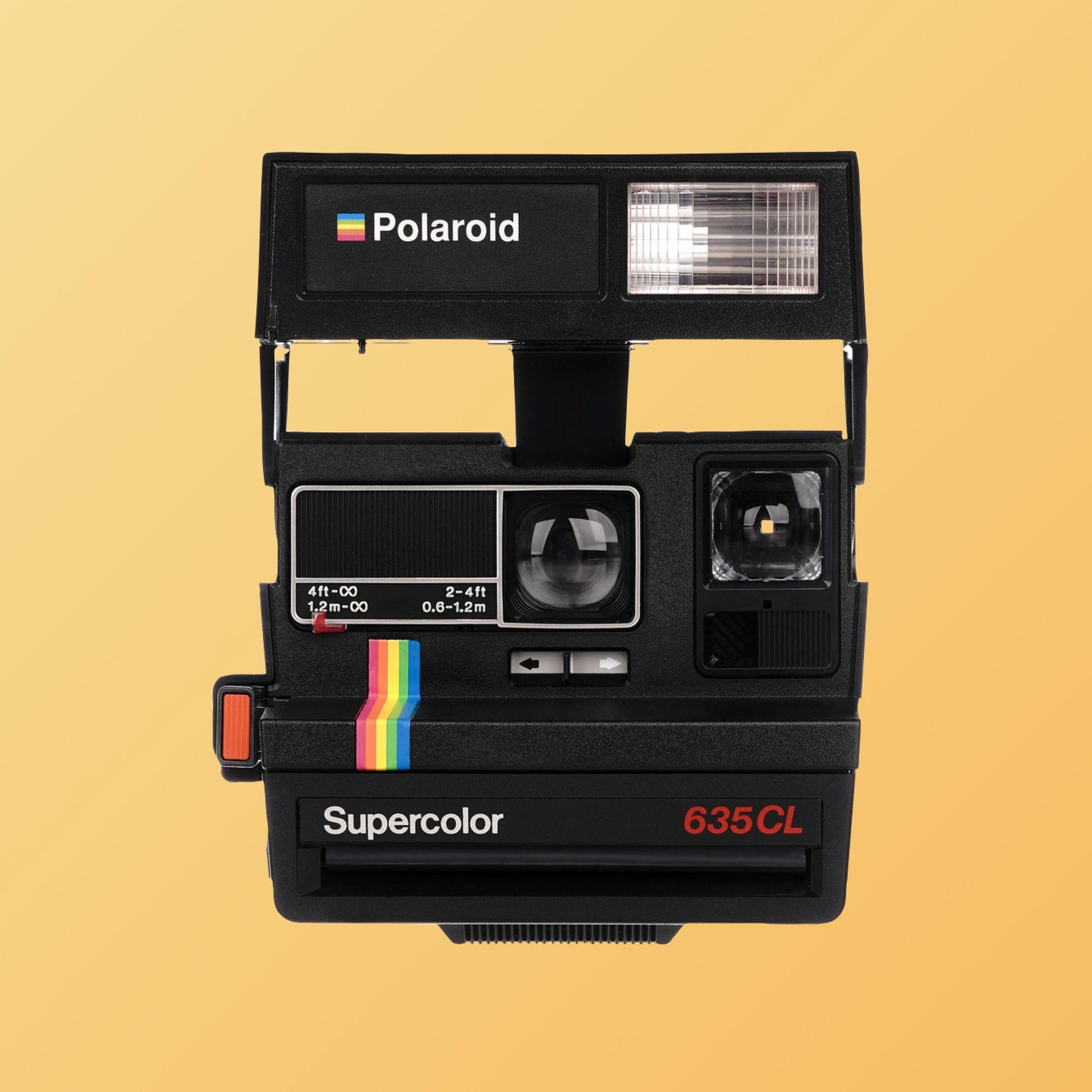 Custom camera, instant camera polaroid 635 cl supercolor, rainbow polaroid camera, vintage camera - Vintage Polaroid Instant Cameras