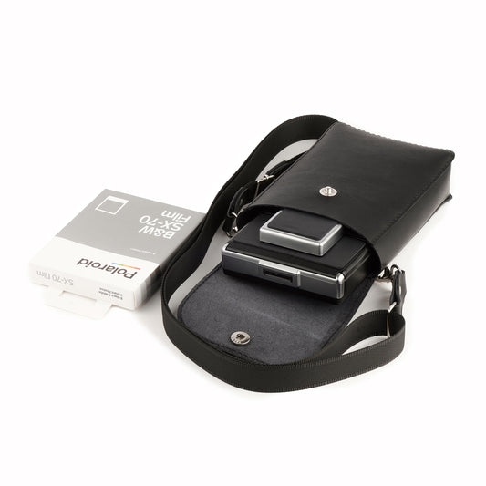 Шкіряна сумка Polaroid для SX-70, вінтажна сумка для камери Polaroid, стильний шкіряний чохол, подарунок фотографу, ідеальний різдвяний подарунок