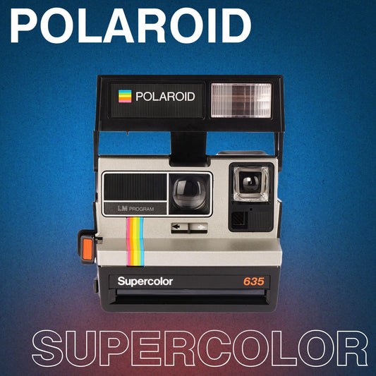 Polaroid 635 Supercolor Camera | Vintage 600 Film Instant Camera | Retro Photo Gift