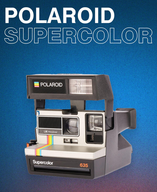 Polaroid 635 Supercolor Camera | Vintage 600 Film Instant Camera | Retro Photo Gift