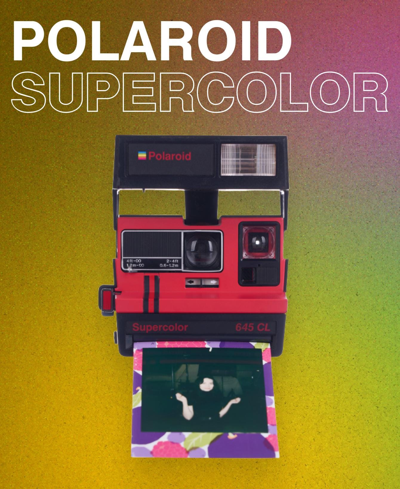 Polaroid 645 CL Supercolor – Retro 600 Film Camera for Collectors & Photography Lovers - Vintage Polaroid Instant Cameras