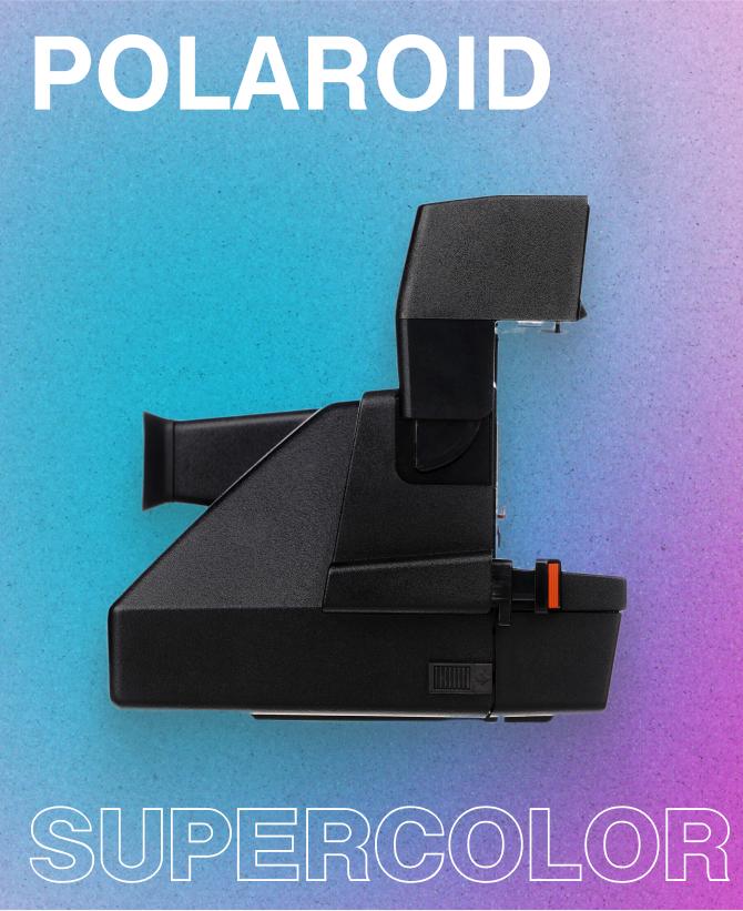 Polaroid Supercolor 635 600 type CL Black Rainbow Instant Camera Vintage 80s Polaroid 600 Film Tested Retro Photo Gift for Collector - Vintage Polaroid Instant Cameras