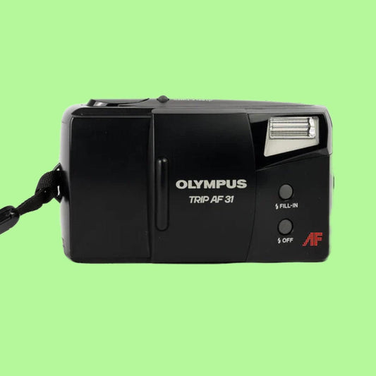 Olympus af-31 35mm film camera | vintage olympus point and shoot | autofocus compact camera | tested working