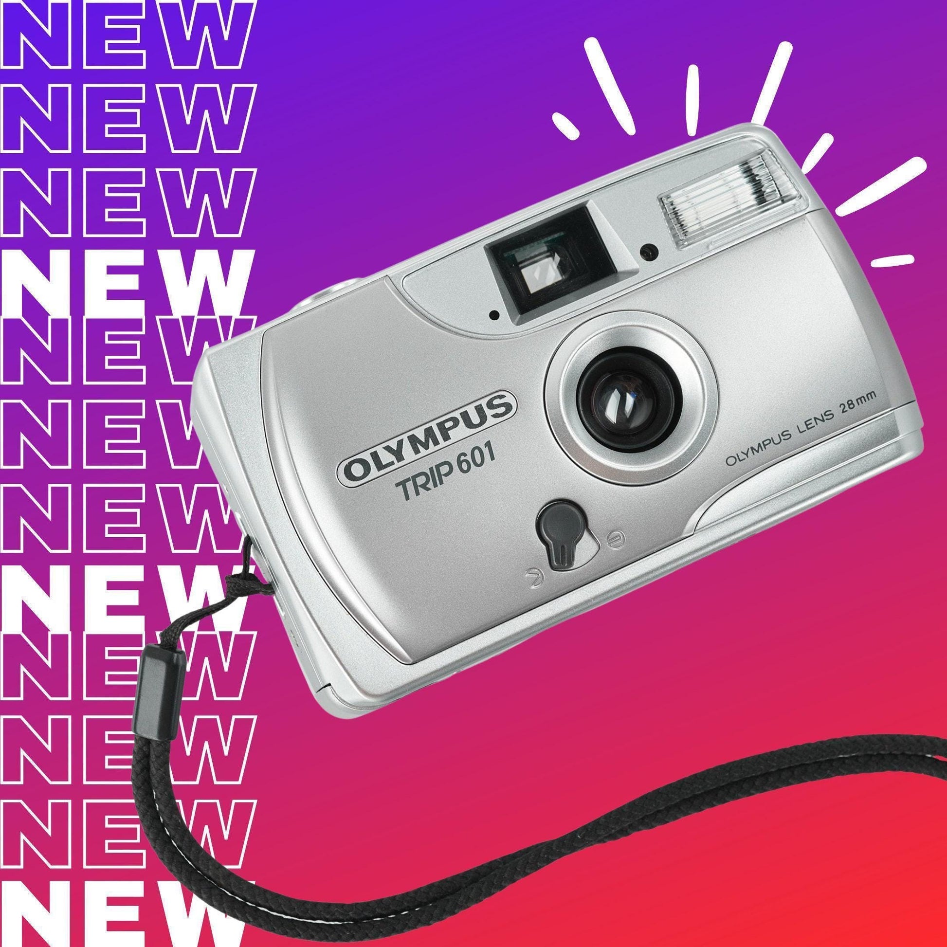 New! olympus trip 601 vintage film camera – fully functional & perfect for photography enthusiasts - Vintage Polaroid Instant Cameras